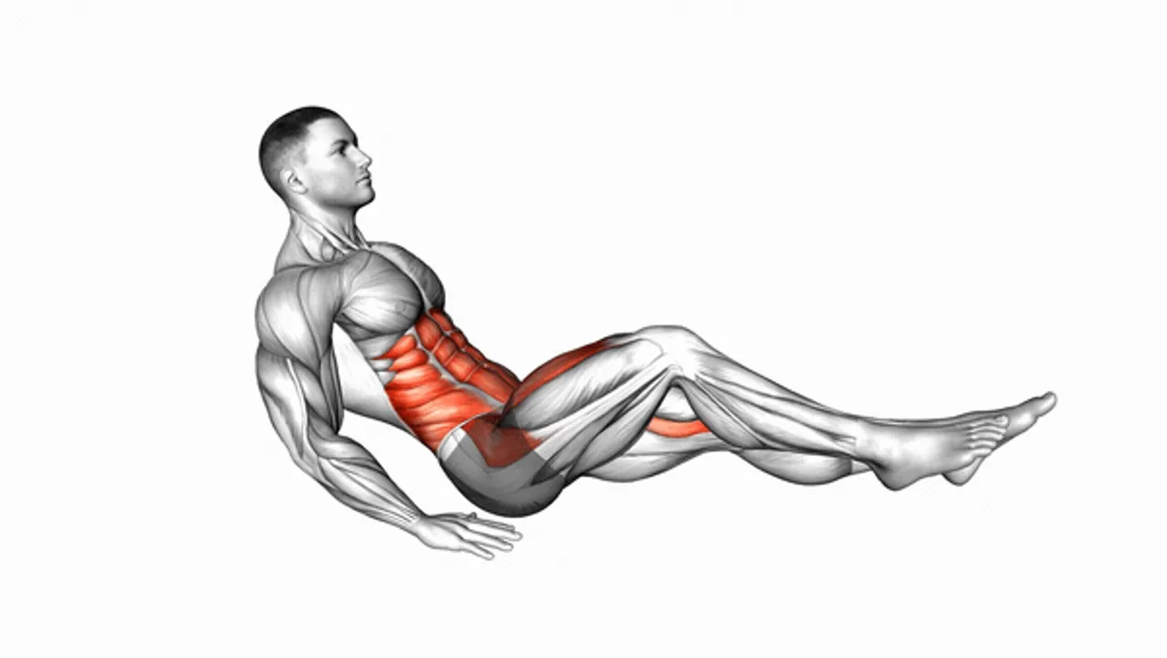 Seated Alternate In-Out Leg Raises