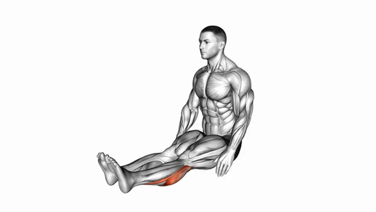 What are the benefits of the Seated Calf Stretch? Image