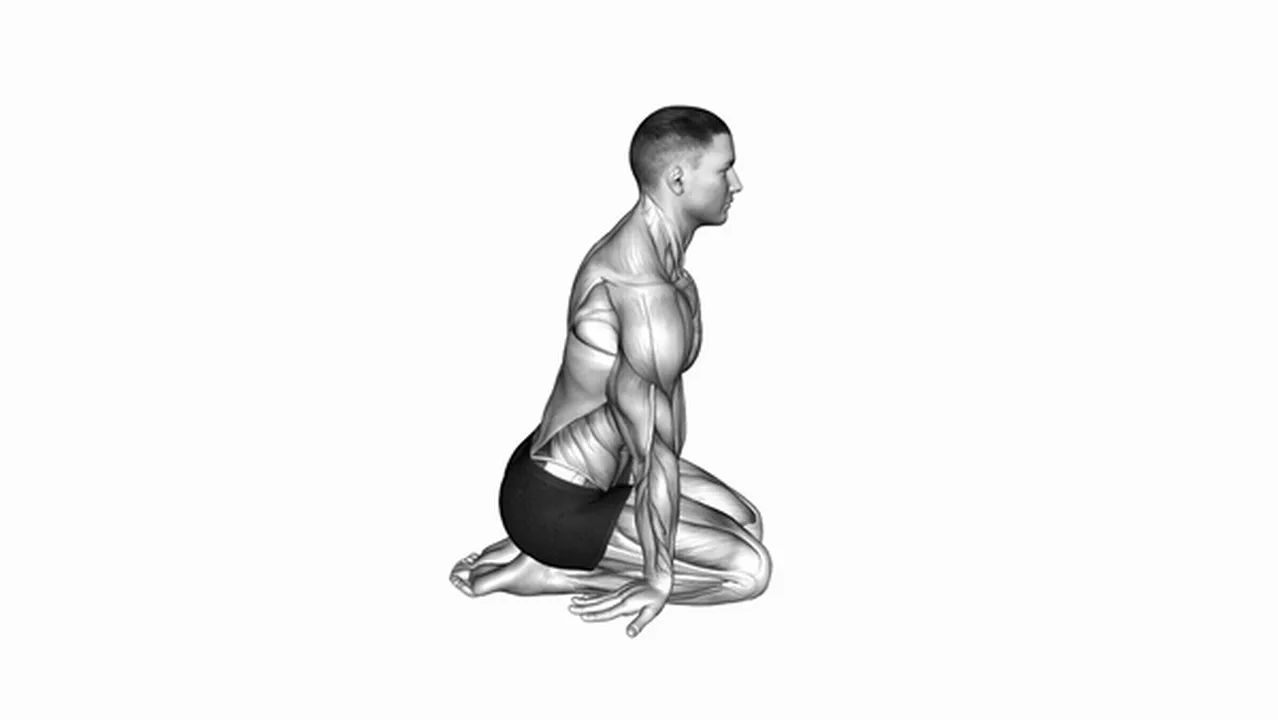 What are the benefits of the Seated Forearms Stretch? Image