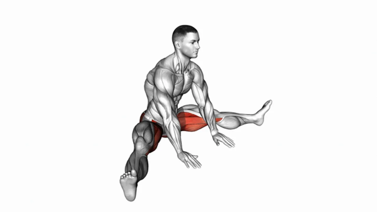 Seated Knee Flexor and Hip Adductor Stretch