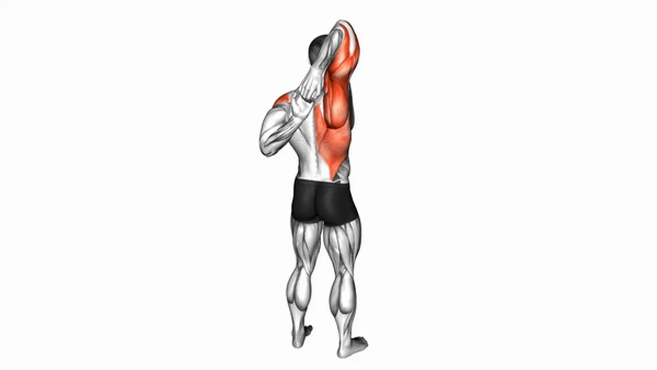 What are the benefits of shoulder stretch behind the back? Image