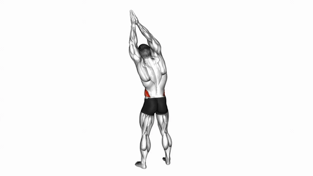 What are the benefits of Side Bend with Arms Above? Image