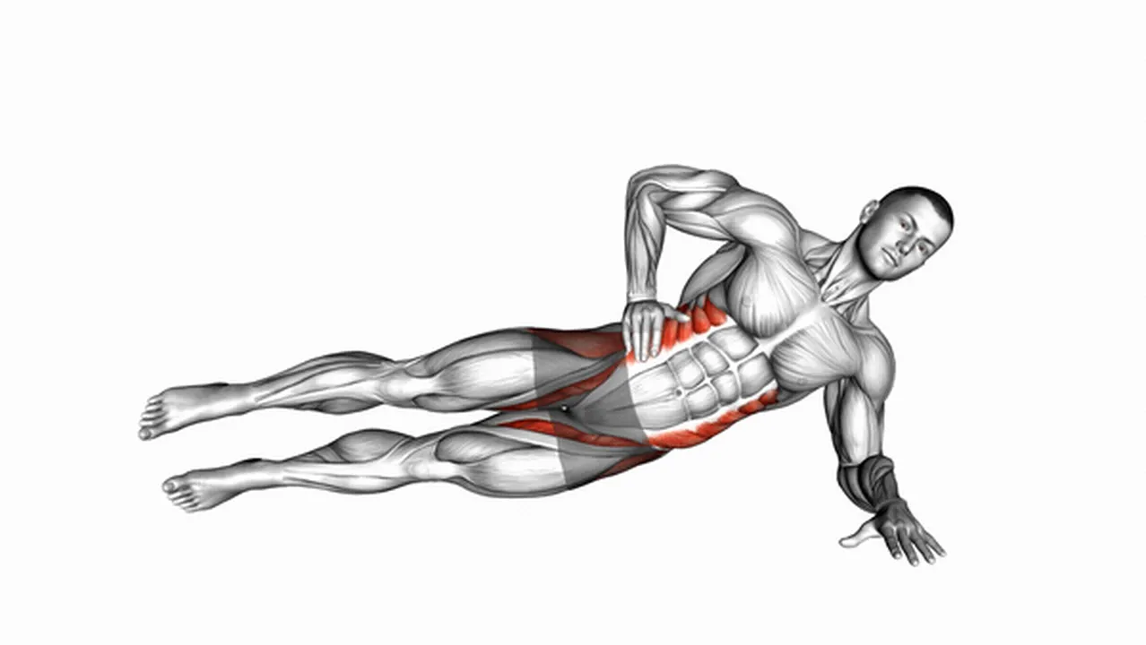 Common mistakes during side bridge with hip abduction Image