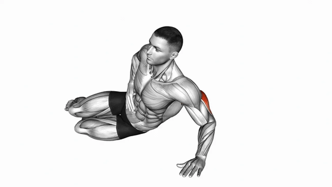 How to do Side Lying Single Arm Triceps Push Ups? Image