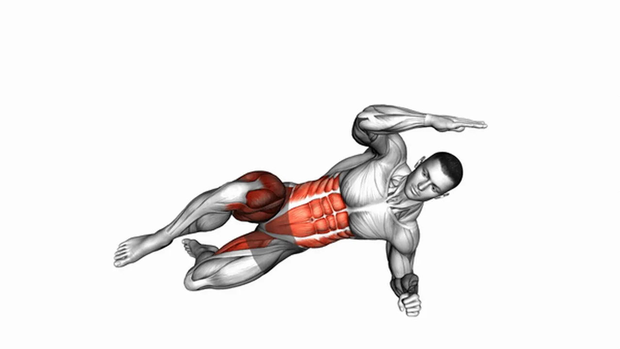 What are the benefits of side plank knee tucks? Image