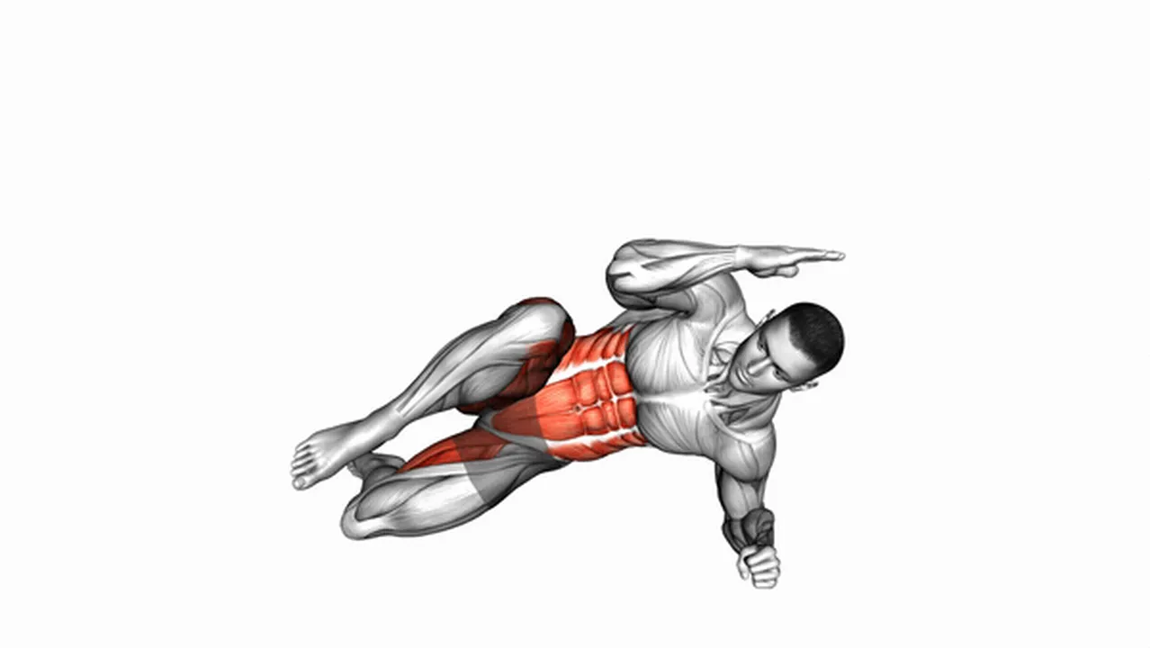 Common side plank knee tuck variations Image