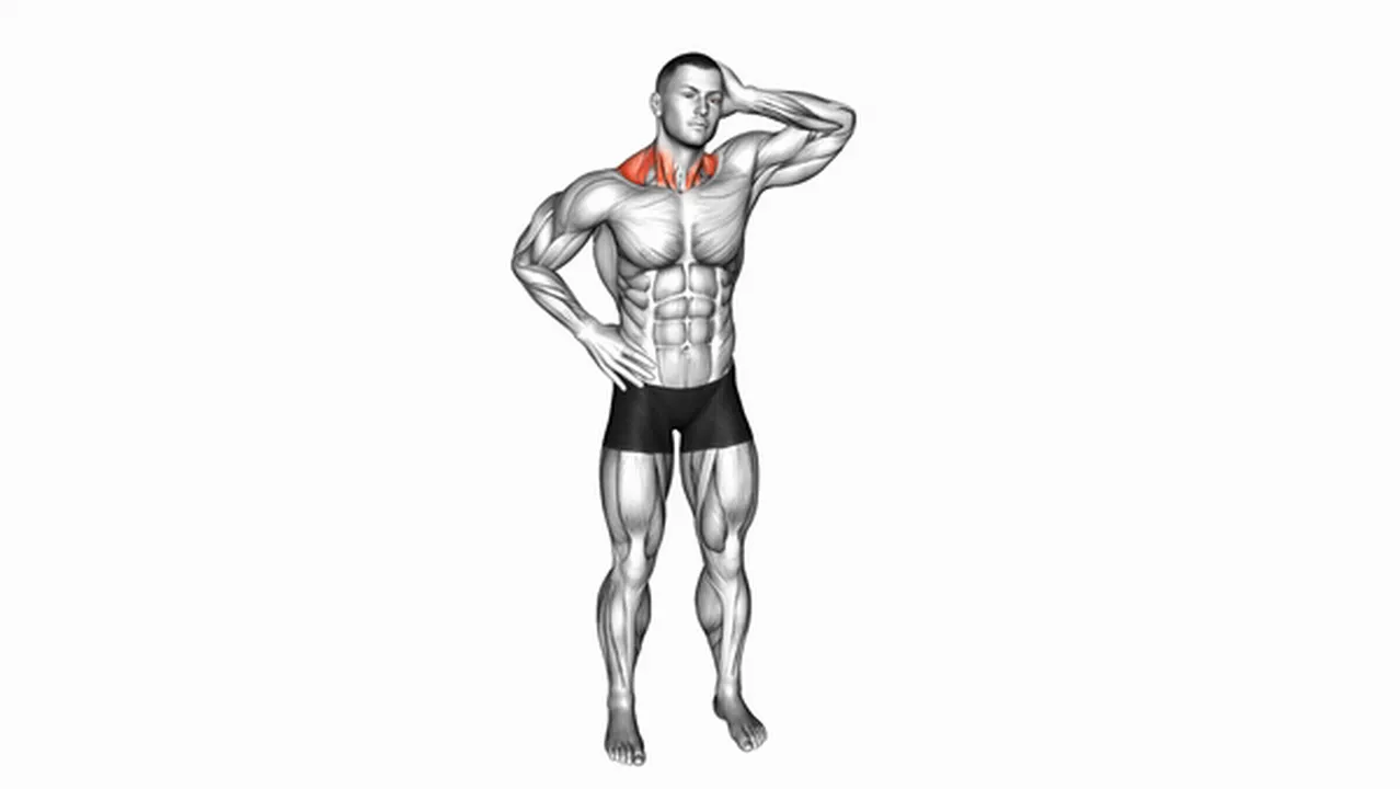 How to perform the Side Push Neck Stretch? Image