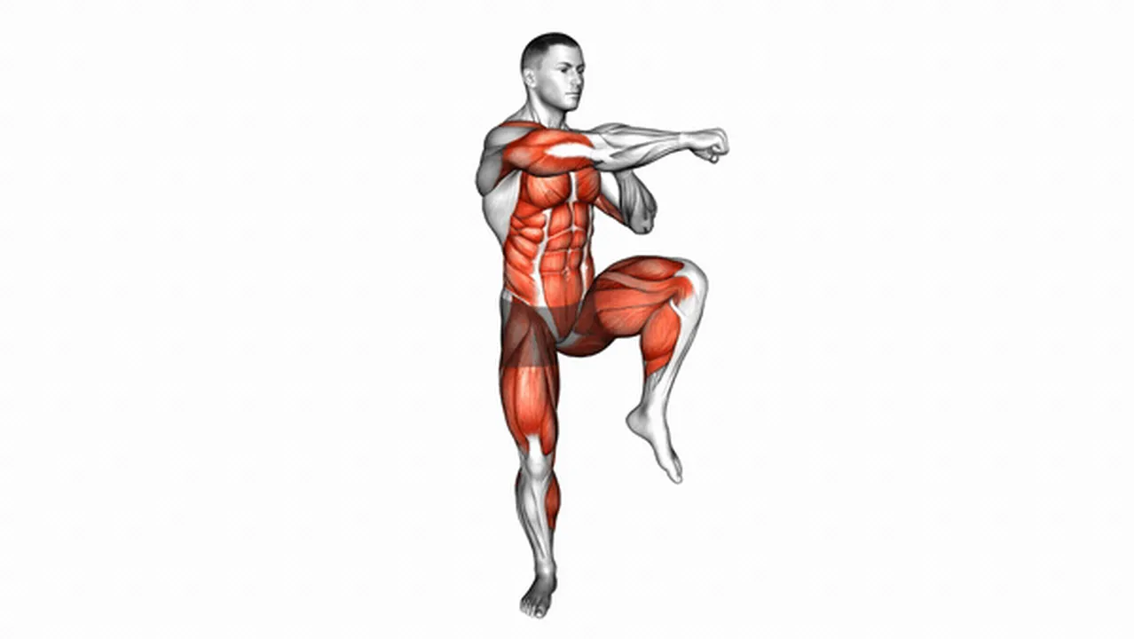 What are the benefits of Single Arm Punch and Side Knee Raise? Image