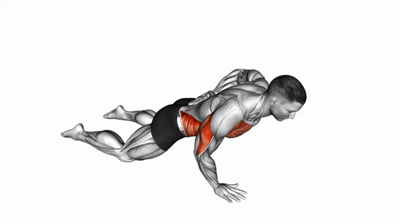 How to do Single Arm Push-ups on Knees? Image