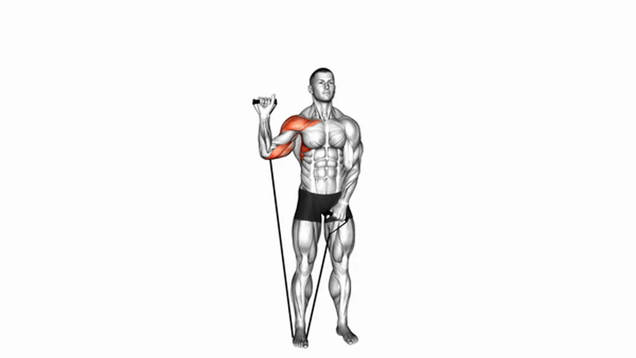 Common mistakes during the Single Arm Shoulder Press with Band Image