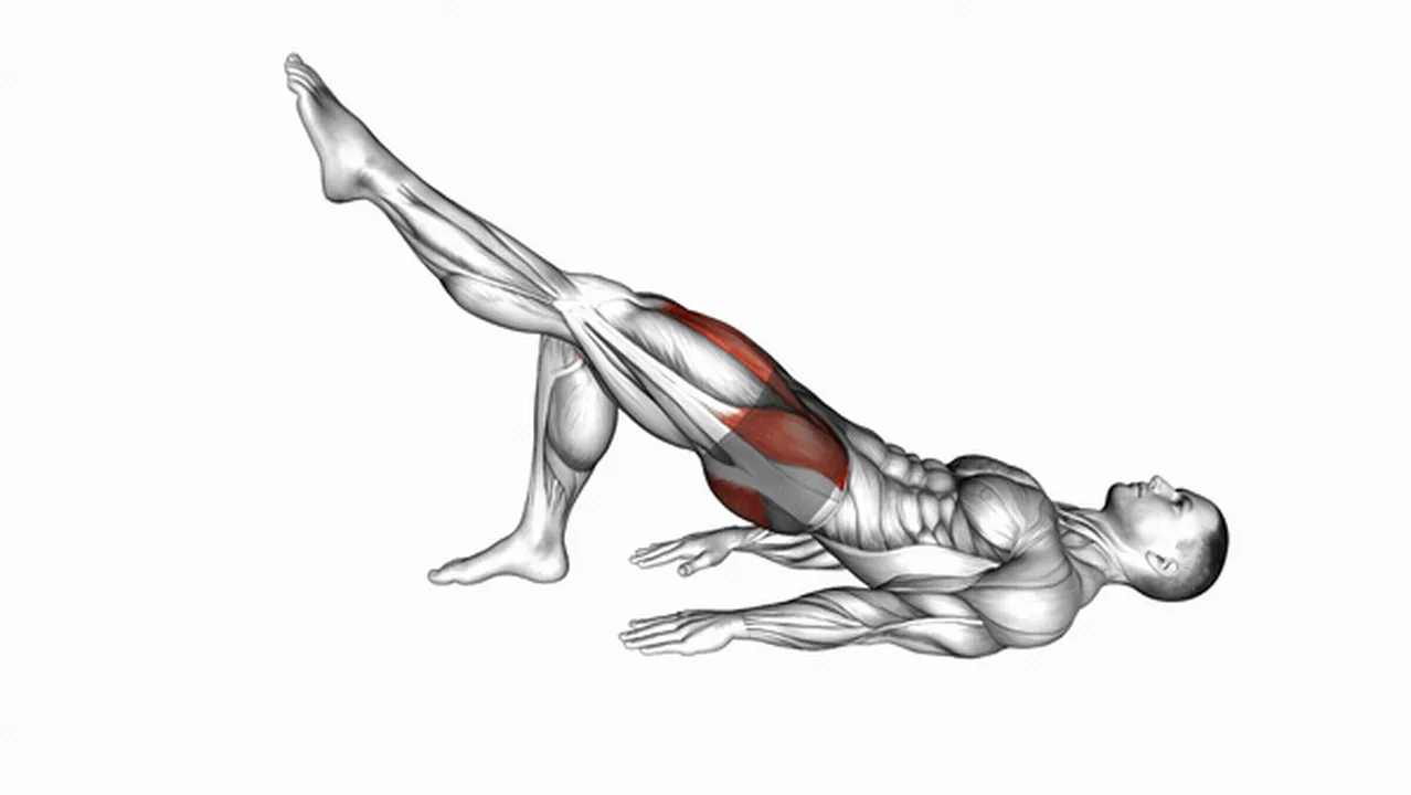 Common variations of the Single Straight Leg Glute Bridge Hold Image