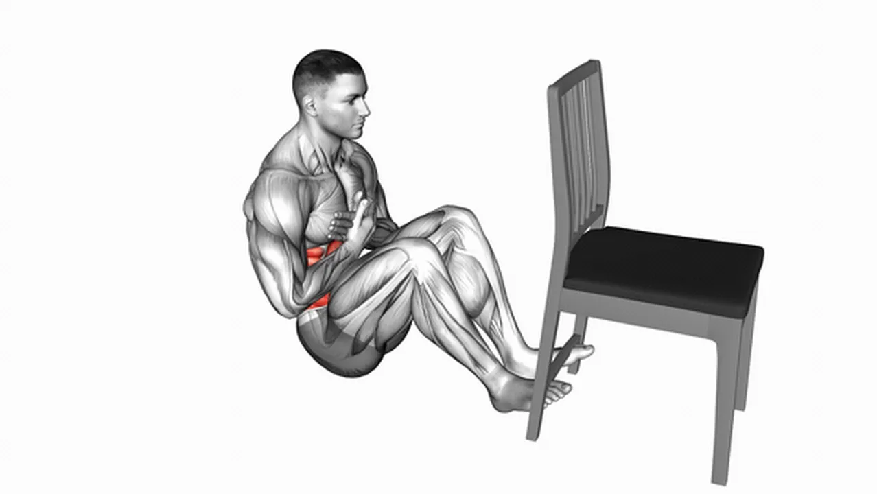 Common Sit-Ups with Chair variations Image