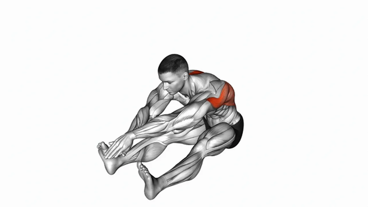 How to do sitting bent over back stretches? Image