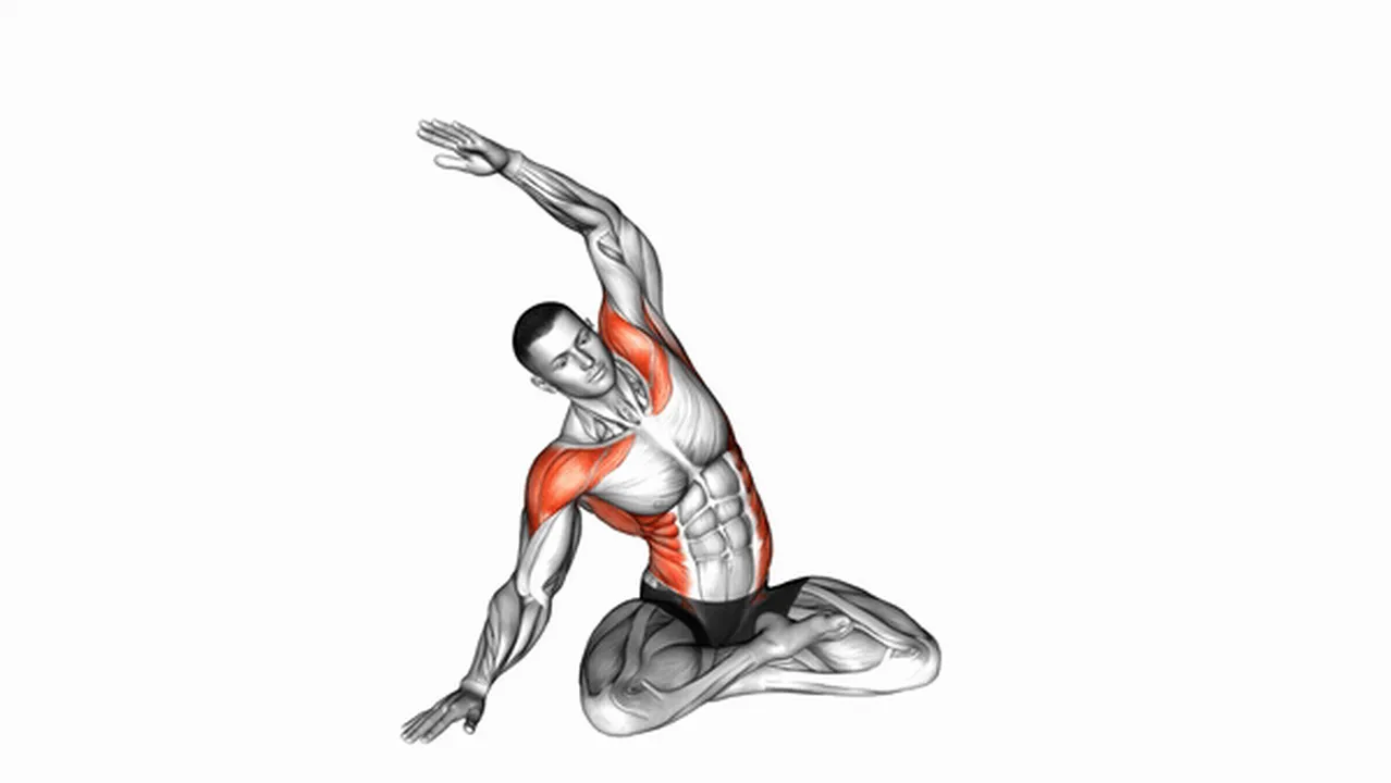 How to do Sitting Dynamic Side Stretches? Image