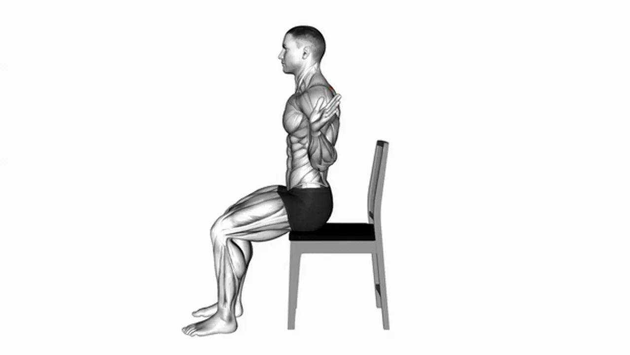 What are the benefits of sitting scapular adduction? Image