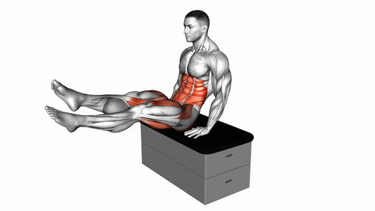 How to do Sitting Scissors Lift Crunch? Image