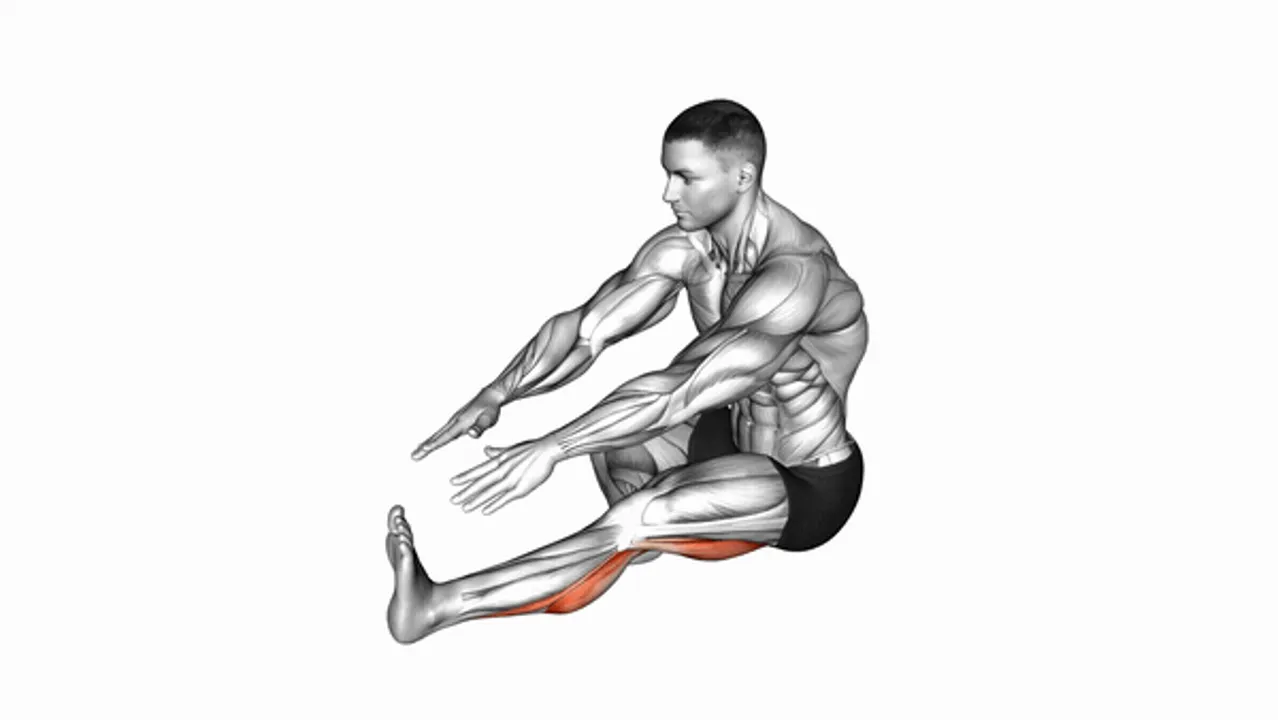 Sitting Toe Pull Calf Stretch