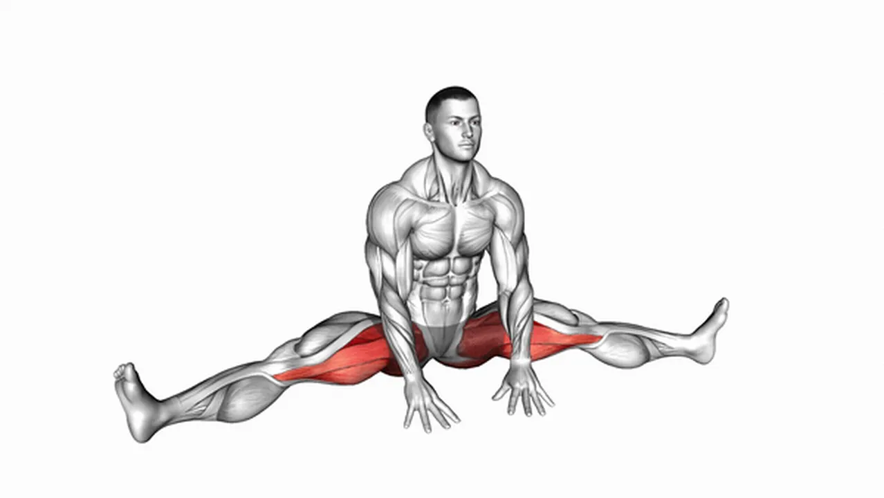 What are the benefits of the Sitting Wide Leg Adductor Stretch? Image