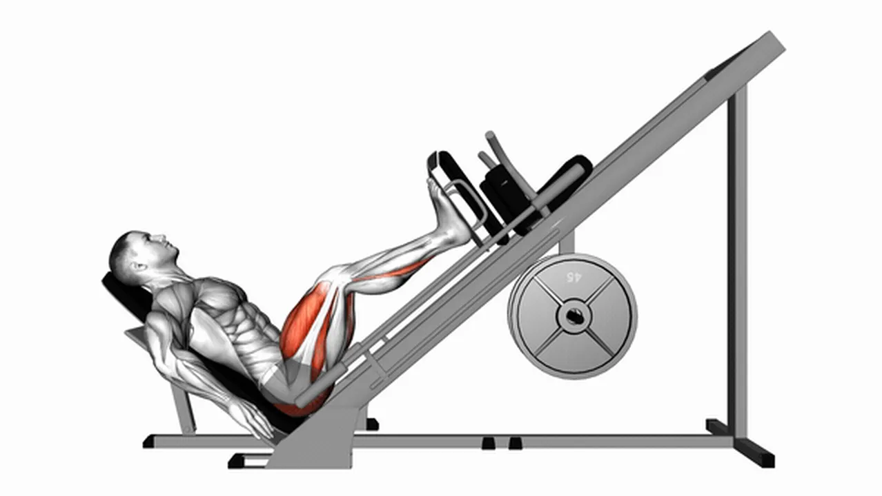 Common sled leg press variations Image