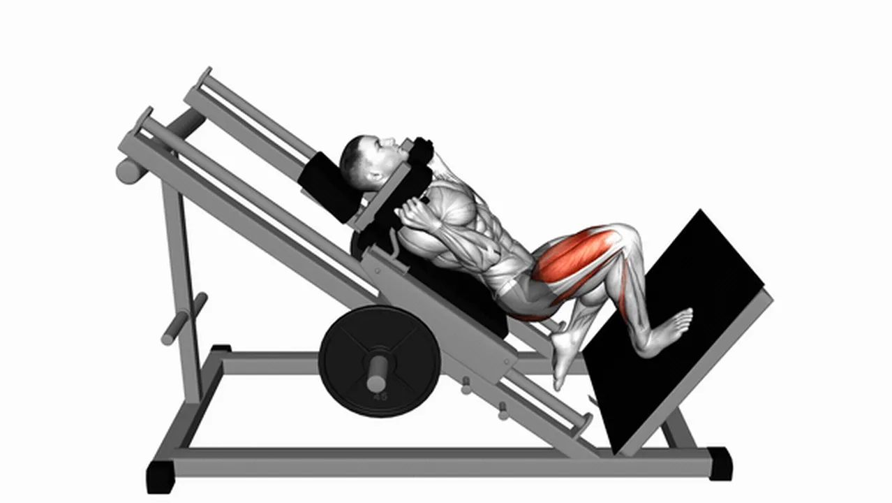 Common Sled One Leg Hack Squat variations Image