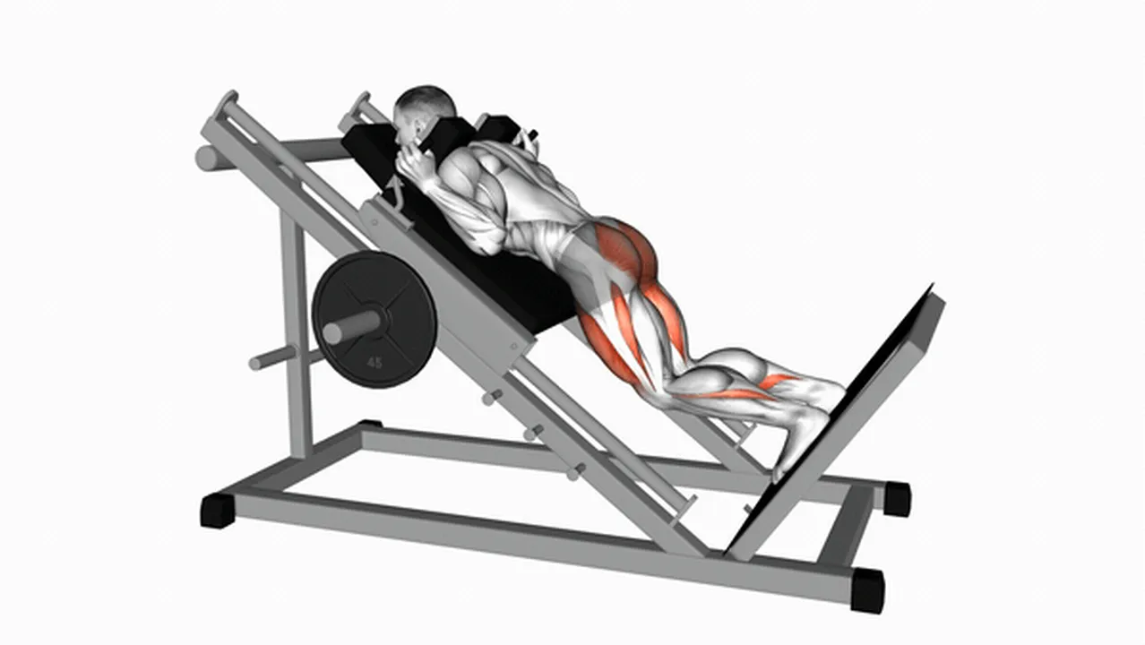 How to do the sled reverse hack squat? Image