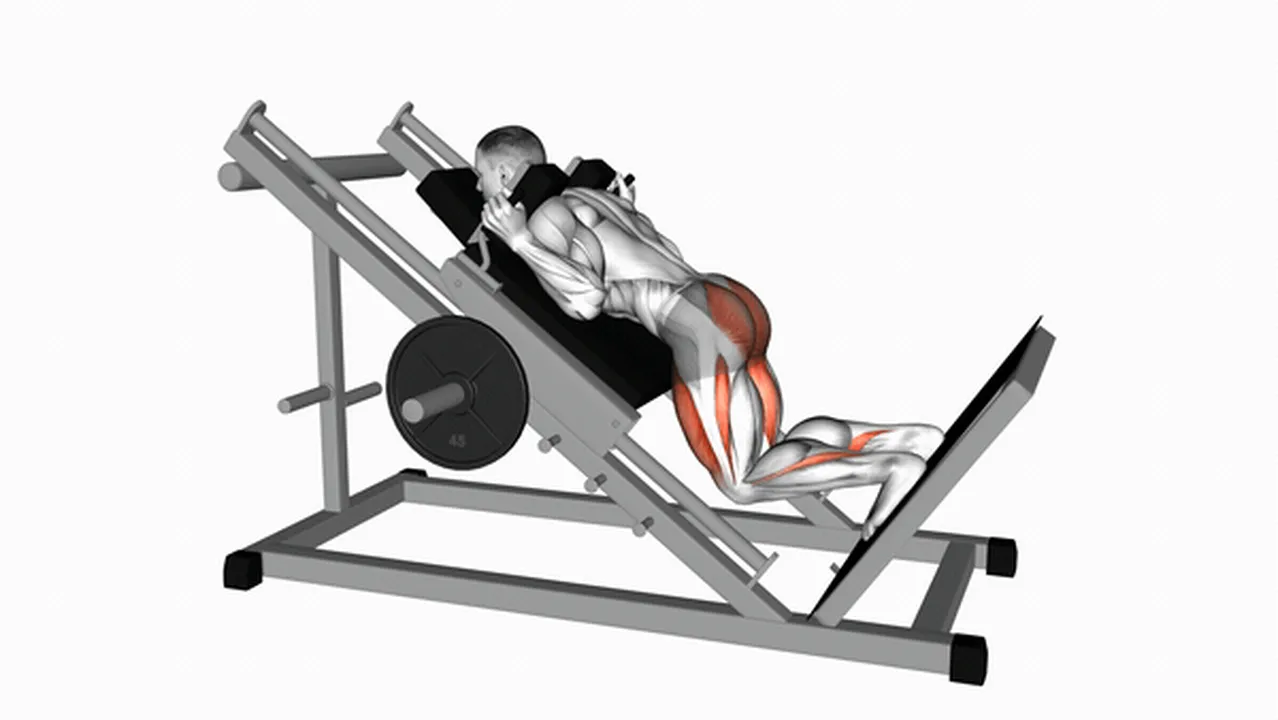 Common sled reverse hack squat variations Image