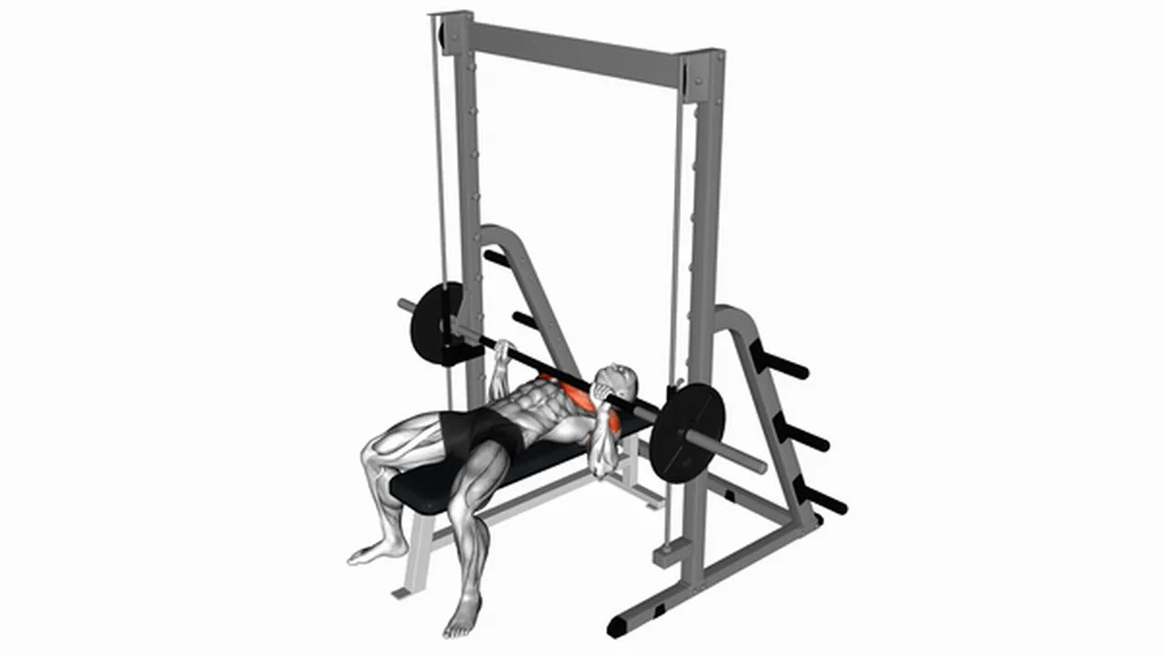 How to do Smith Bench Press? Image