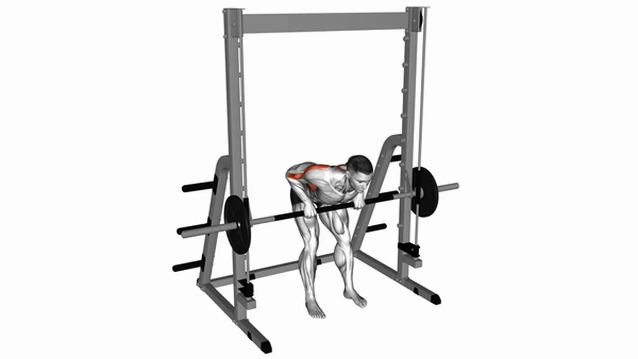 How to do Smith Bent Over Pronated Grip Rows? Image