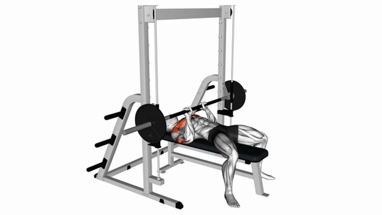 Smith Close Grip Bench Press