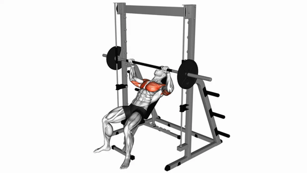 Common variations of the Smith Incline Bench Press Image