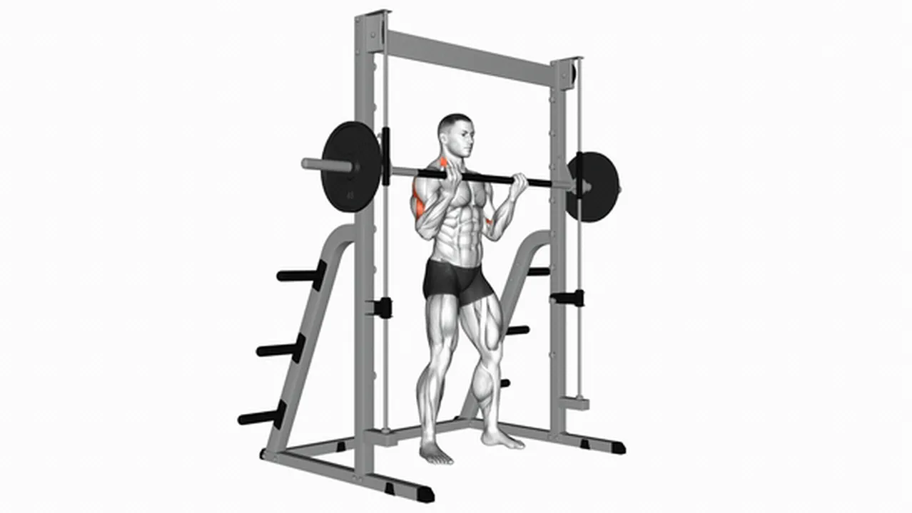 How to do Smith Machine Bicep Curls? Image