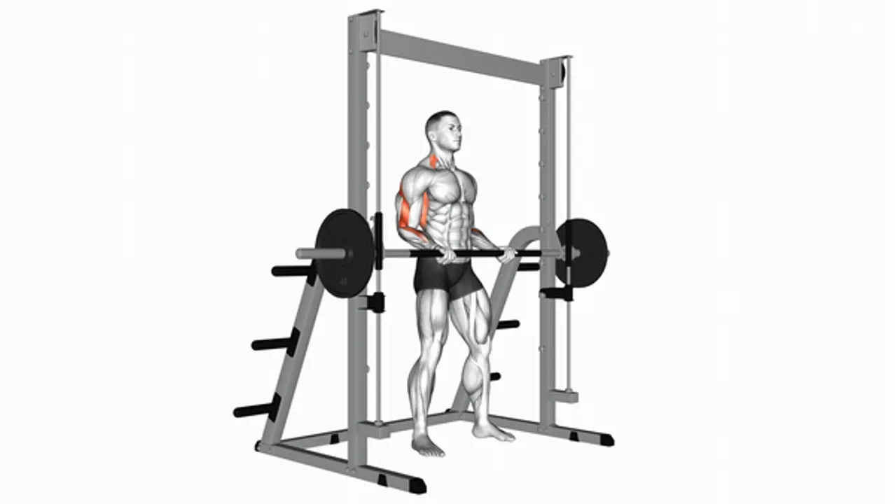 Smith Machine Bicep Curl