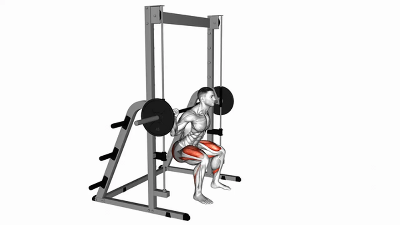 Common Smith Machine Chair Squat variations Image