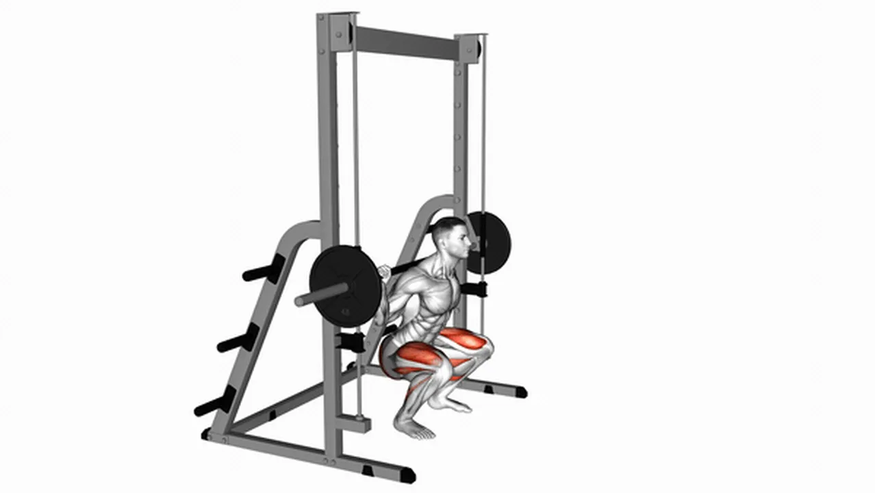 Common variations of Smith Machine Full Squats Image