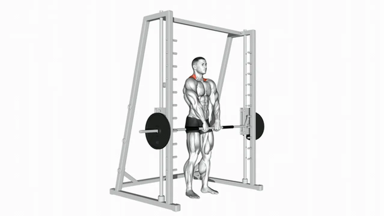 Common Smith Machine shrug variations Image