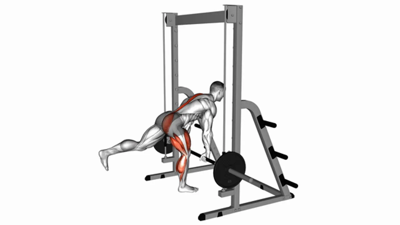 Smith Machine Single Leg Deadlift