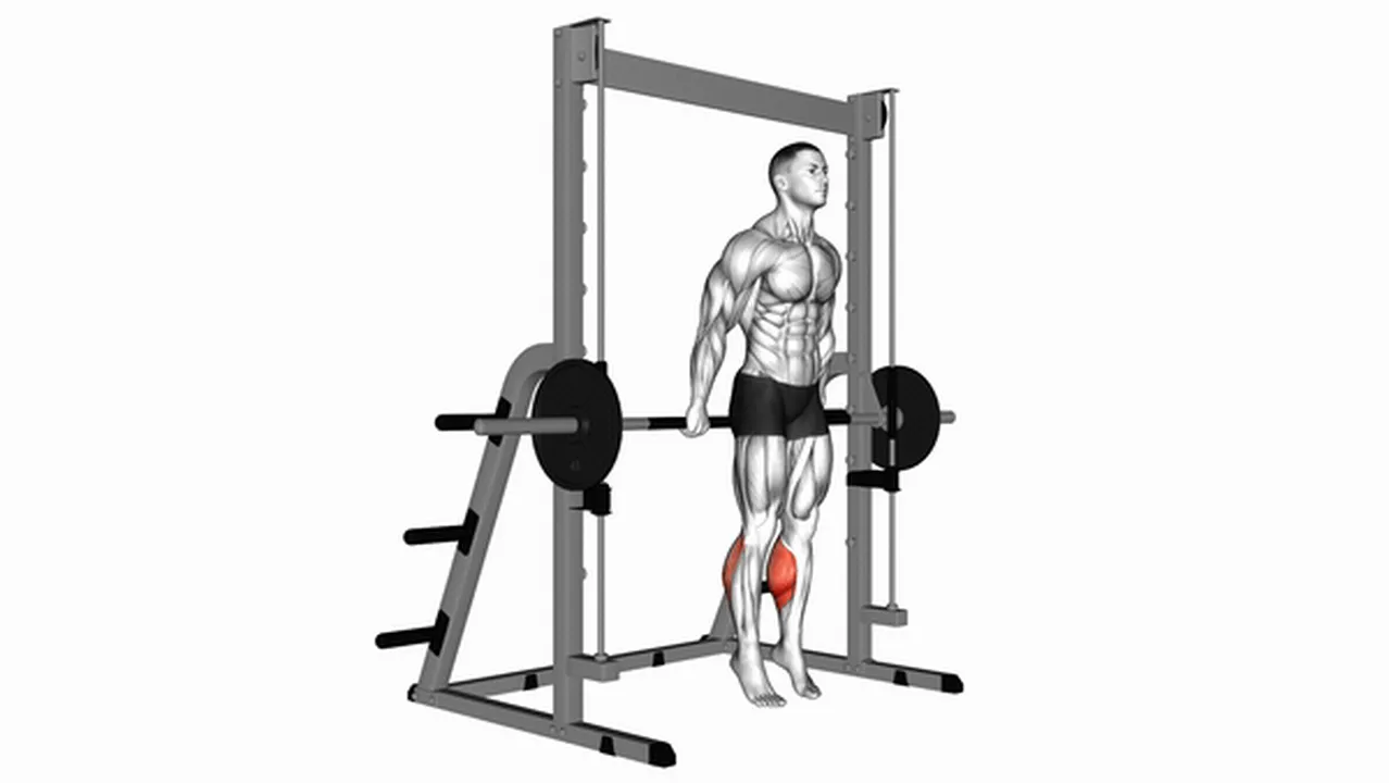 How to do Smith Reverse Calf Raises? Image