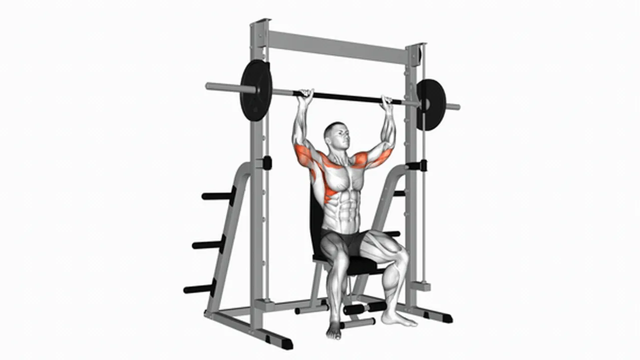 What are the benefits of the Smith Seated Shoulder Press? Image