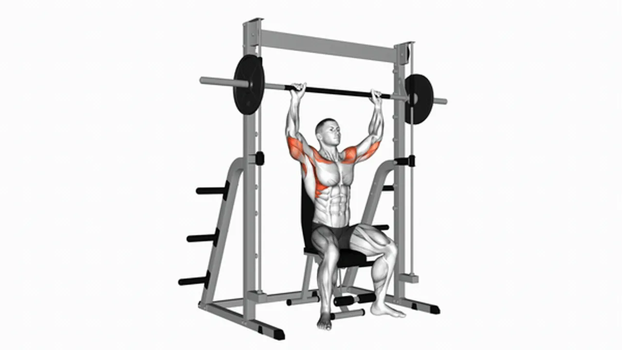 How to do the Smith Seated Shoulder Press? Image