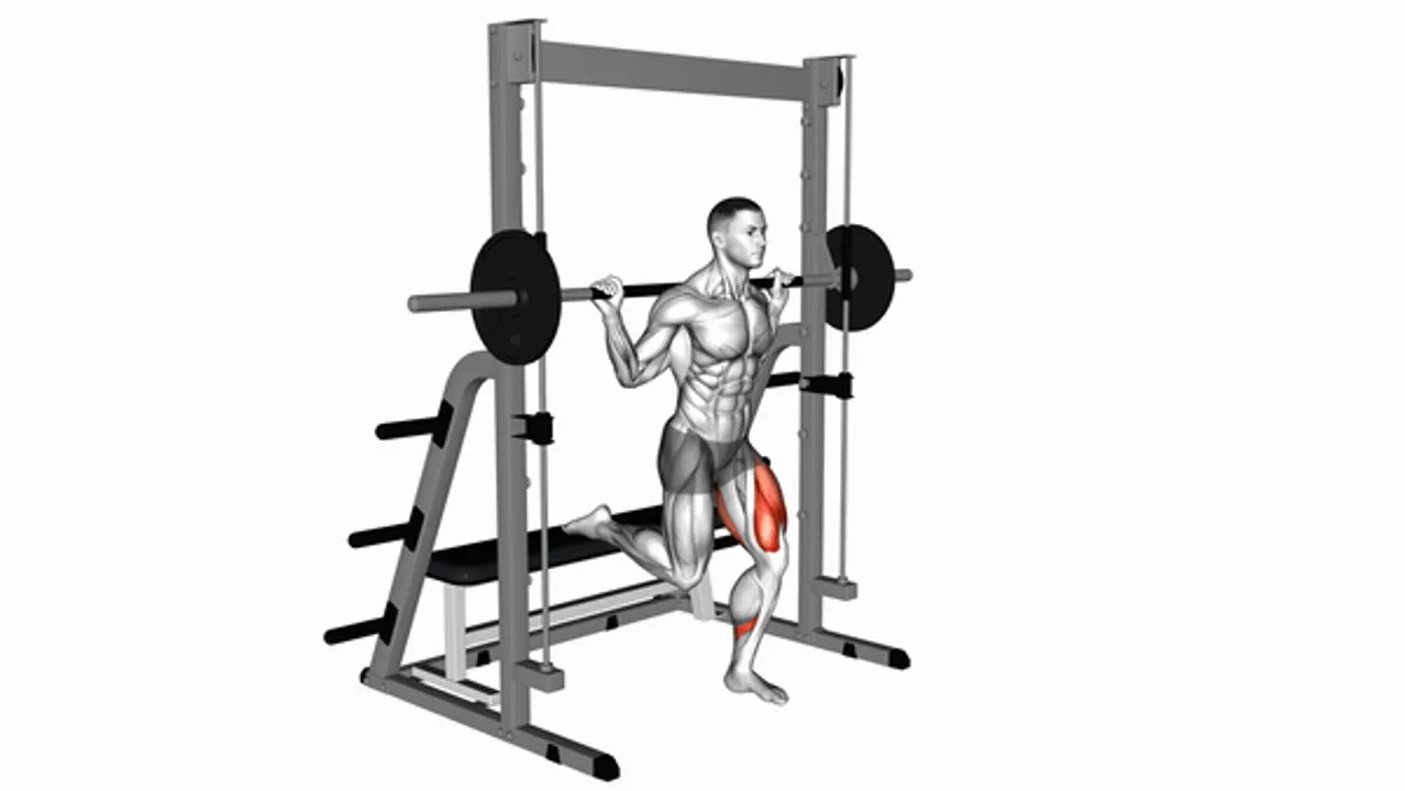 Smith Single Leg Split Squats