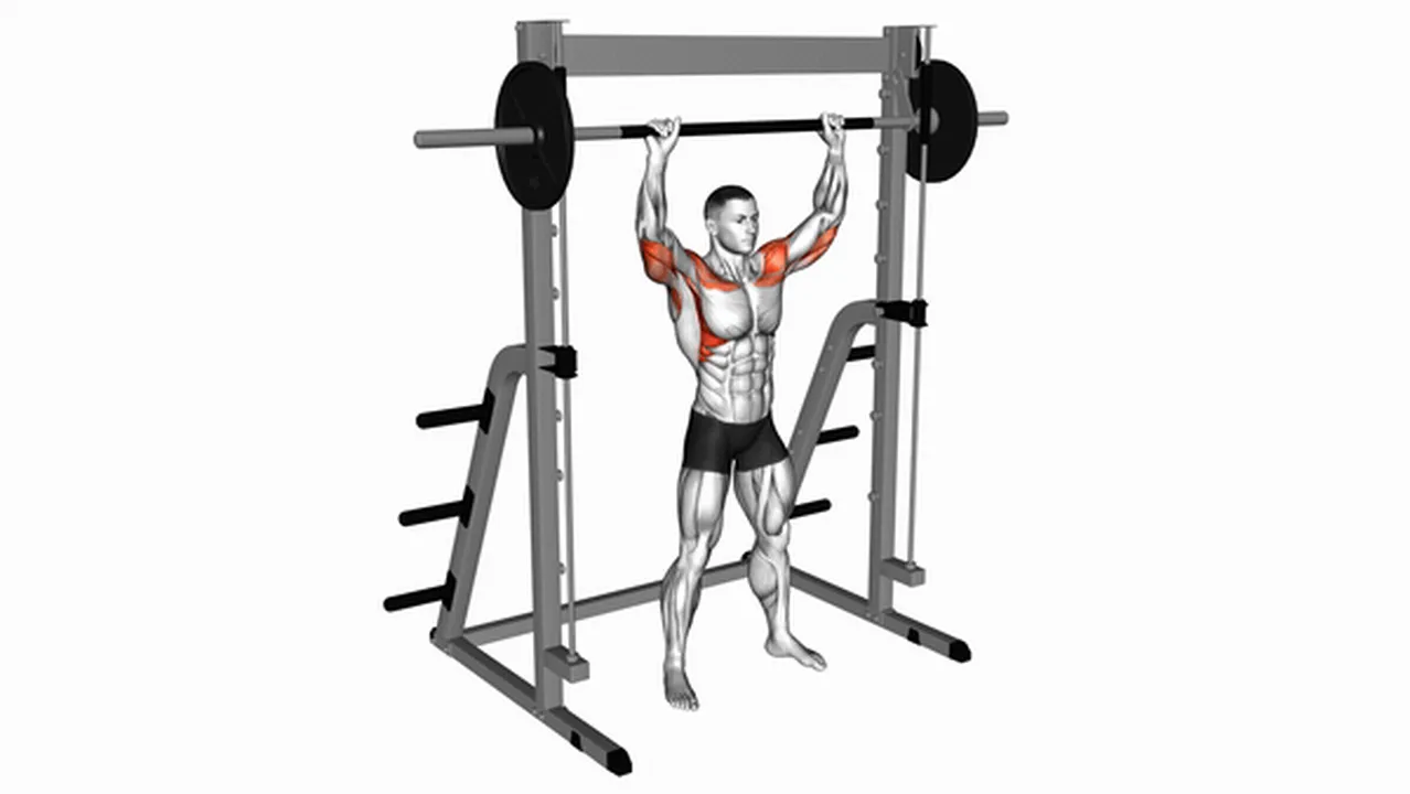 What are the benefits of Smith standing military press? Image