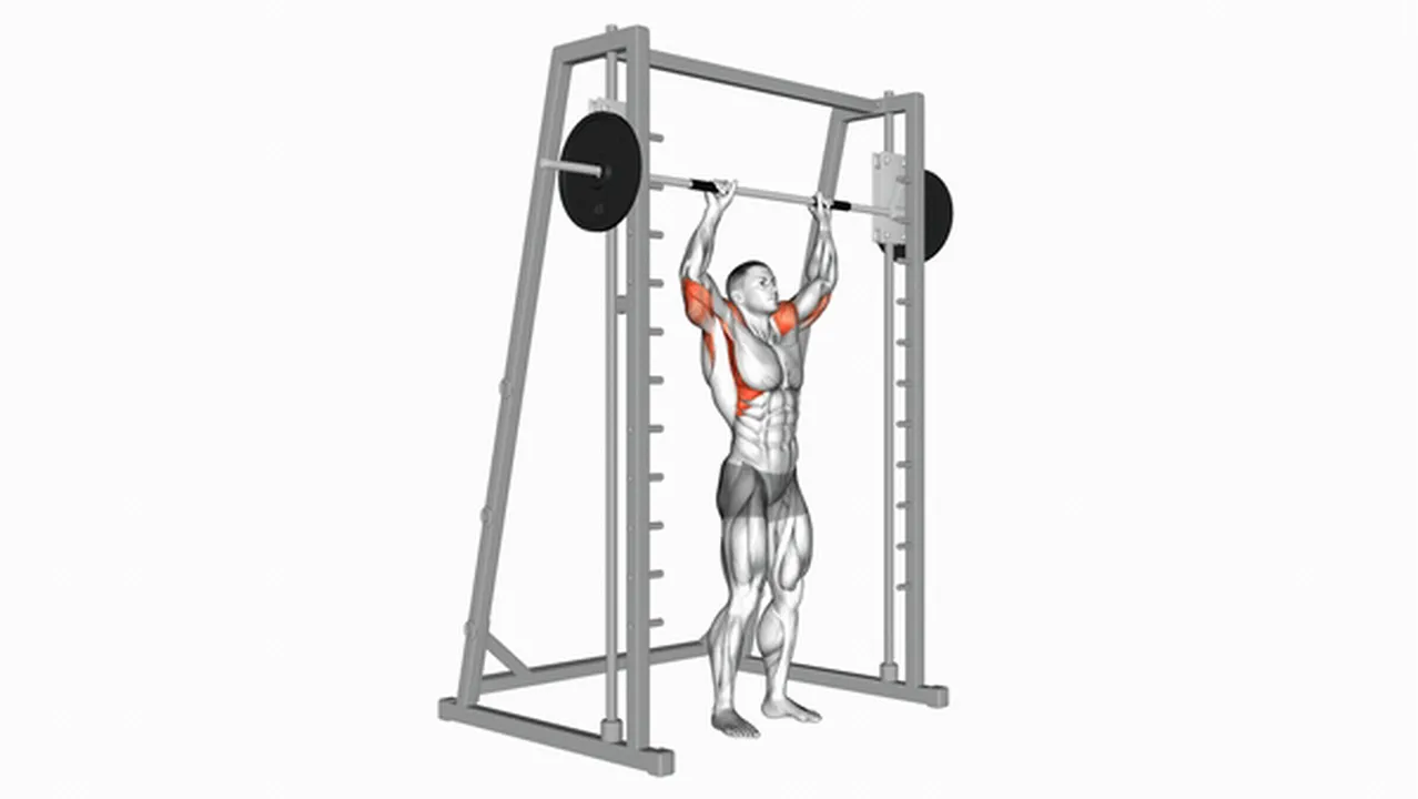 Common Smith Standing Shoulder Press variations Image