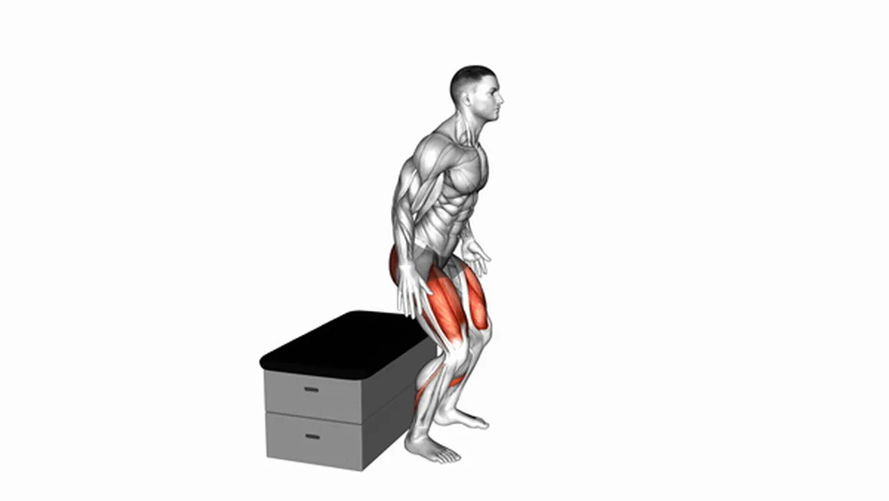 Common squat on a padded stool variations Image