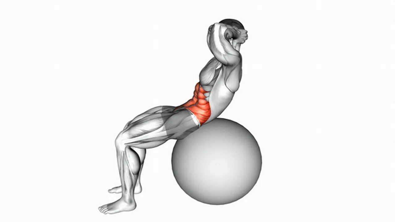 Common Stability Ball Crunch variations Image