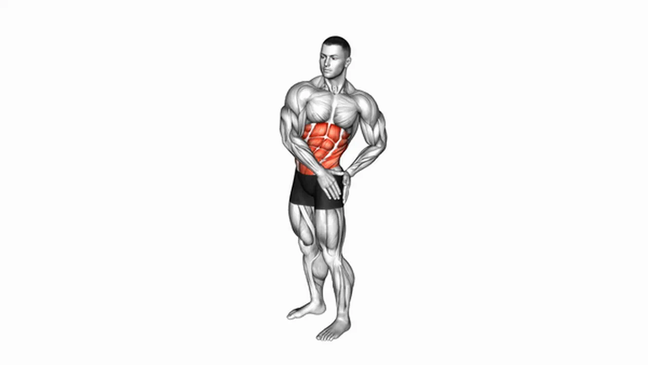 Common mistakes during the Standing Abs Rotation Stretch Image