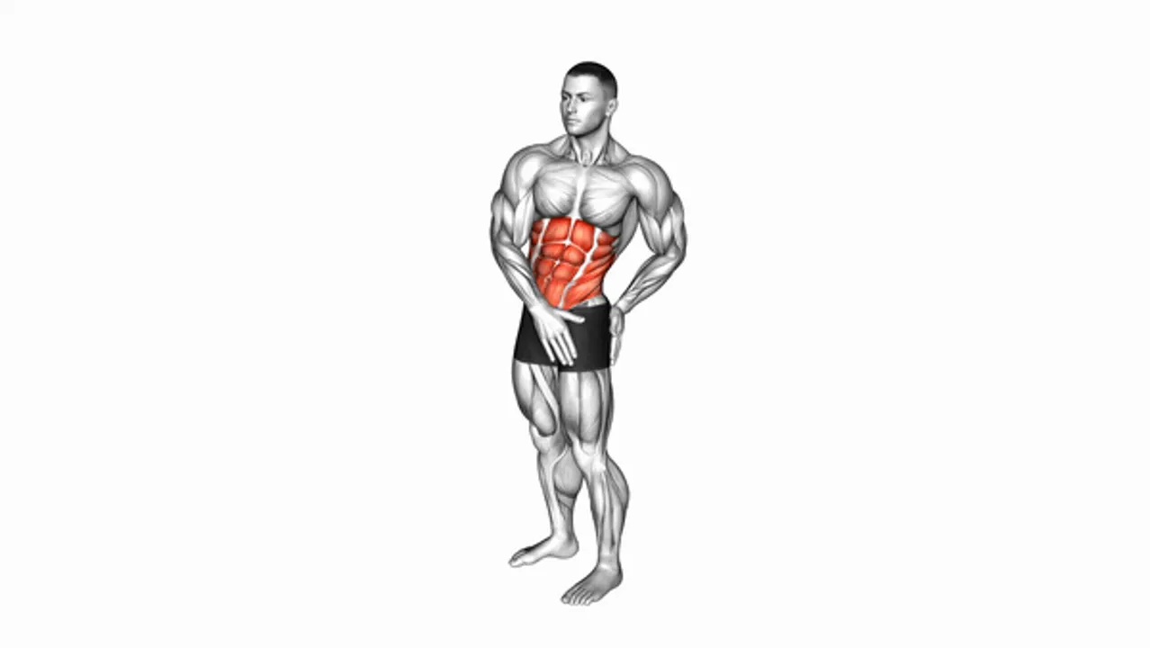 Standing Abs Rotation Stretch