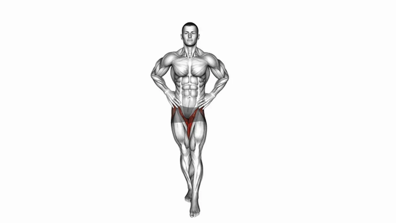 Common standing balance single crossover pendulum leg variations Image