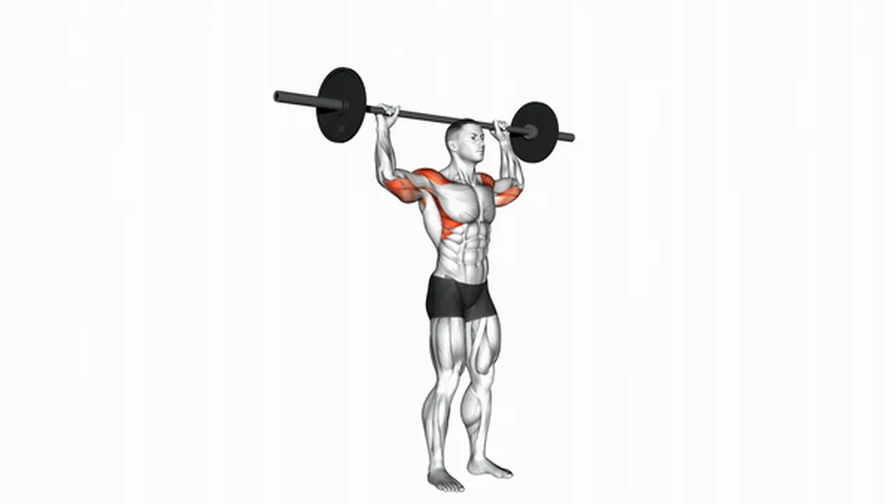 Common Standing Behind Neck Press variations Image