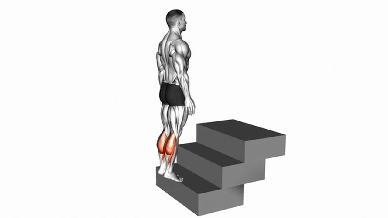 What are the benefits of Standing Calf Raises on a Staircase? Image