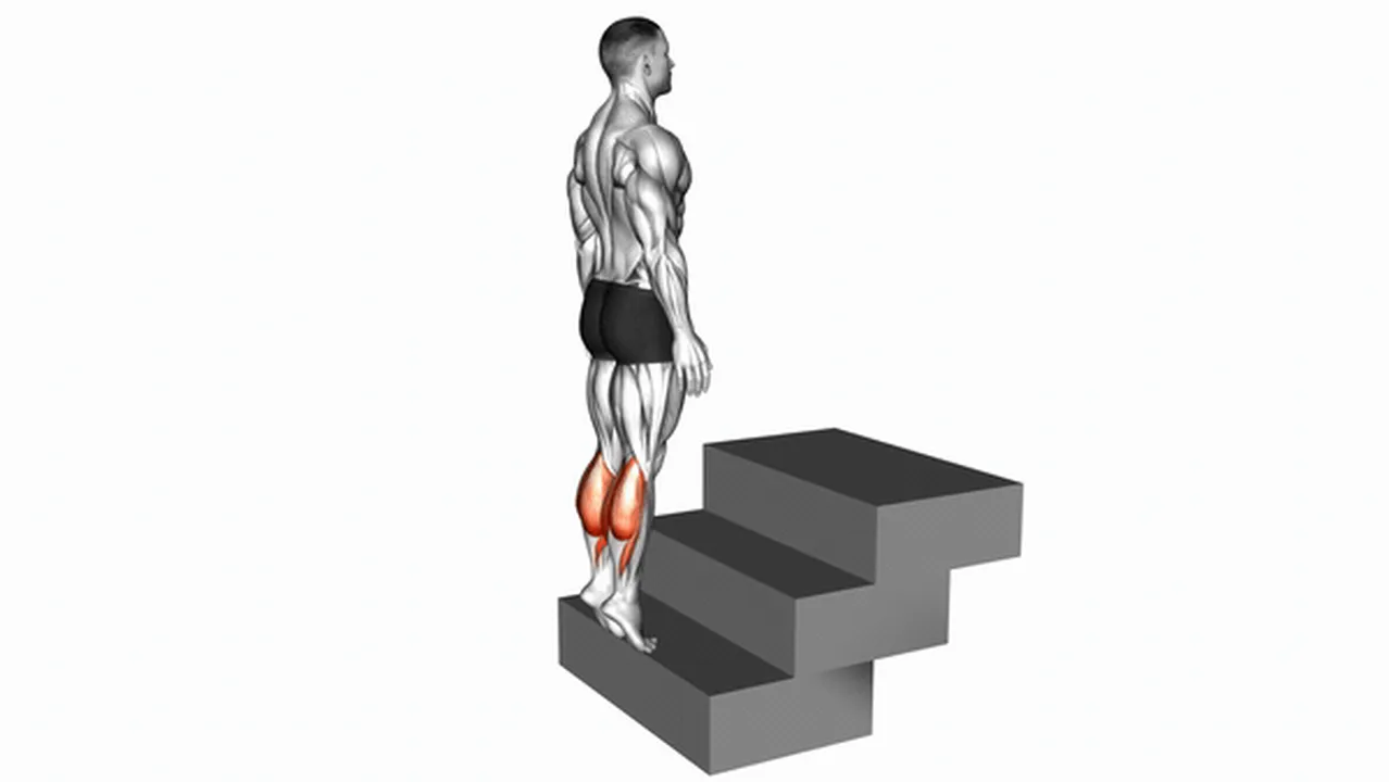 Common variations of Standing Calf Raises on a Staircase Image